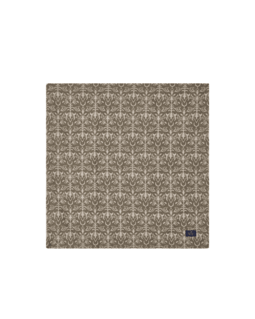 Lexington Ornament Servett Beige/Mörk Olivgrön
