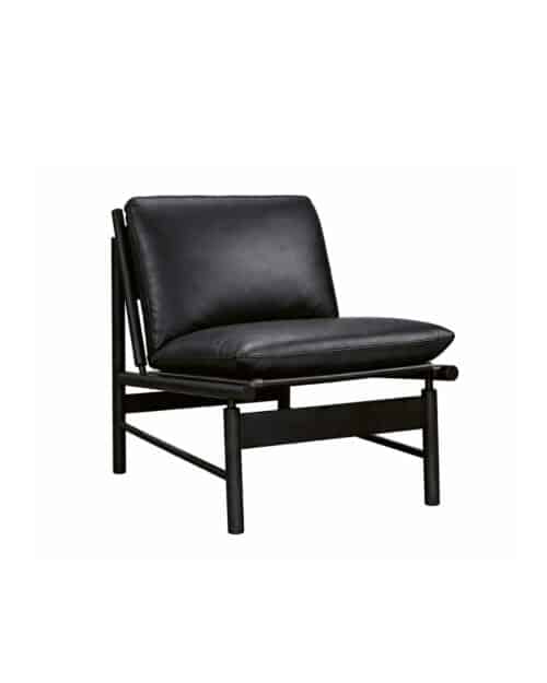 Artwood Paige skinnfåtölj Titanic anthracite