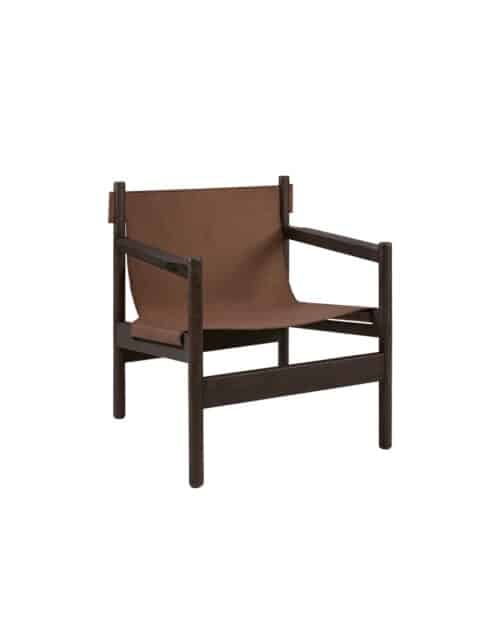 Artwood Jordan skinnfåtölj Matt light brown