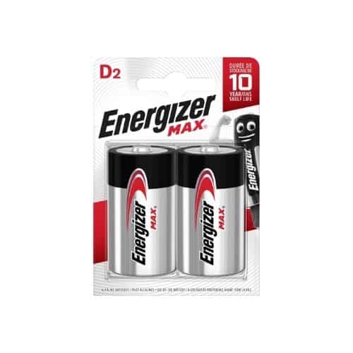 Batteri, alkaliskt, Energizer Max, D