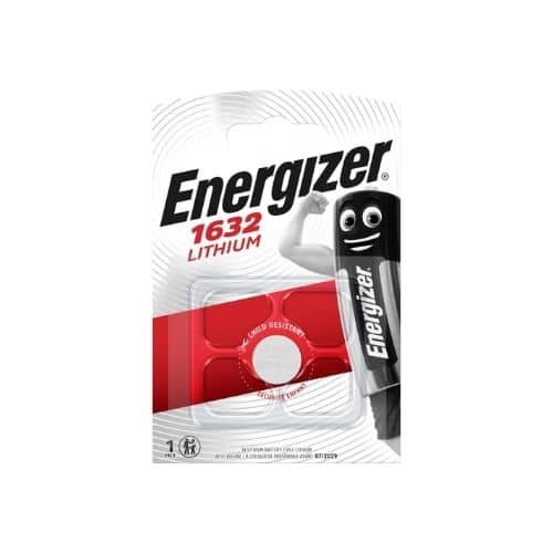 Batteri, knappcell, litium, Energizer Lithium CR1632