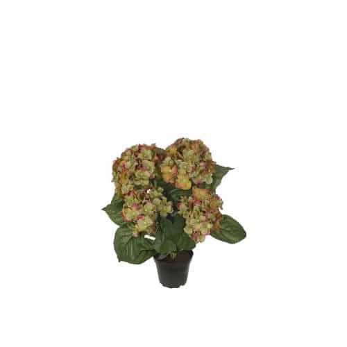 Konstgjord Grön Hortensia 37 cm