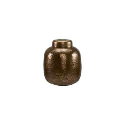 RENZO Urna med Lock Antique Brass