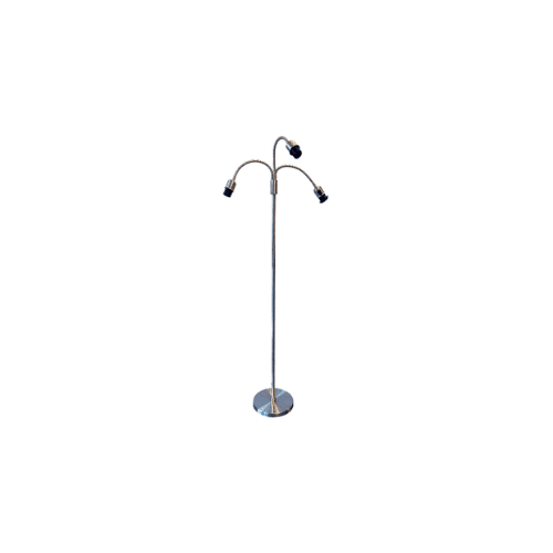 Ture 3 Golvlampa Mattad Silver 160 cm