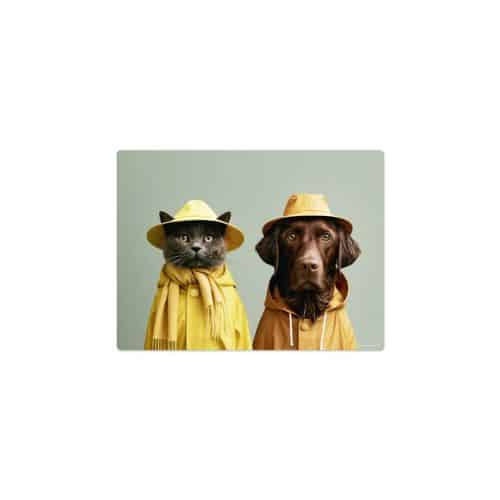 Bordstablett Gwenn & Yann 30x40 cm | Katt & Hund