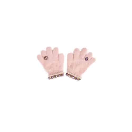 Boujee Bijou-handskar, ljusrosa
