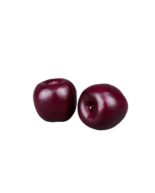 Dekoration Äpple Burgundy 70 mm