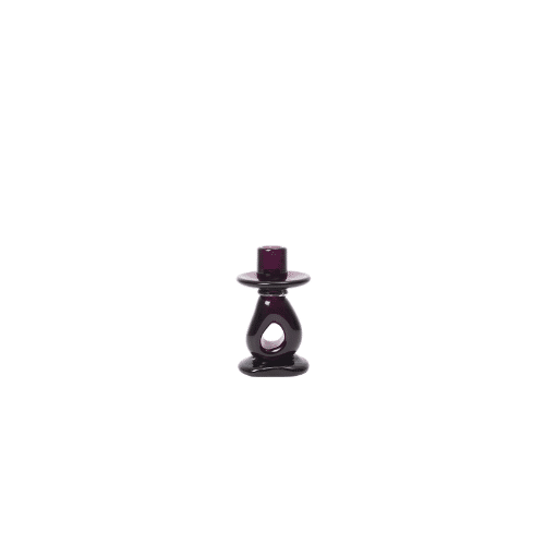 Damo Ljusstake Dark Grape 16 cm