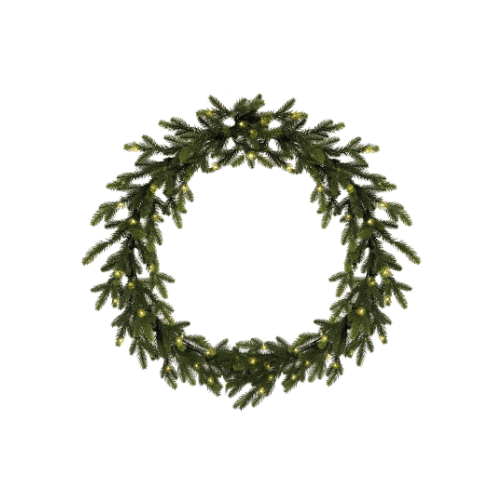 Grankrans med belysning150 LED 60cm