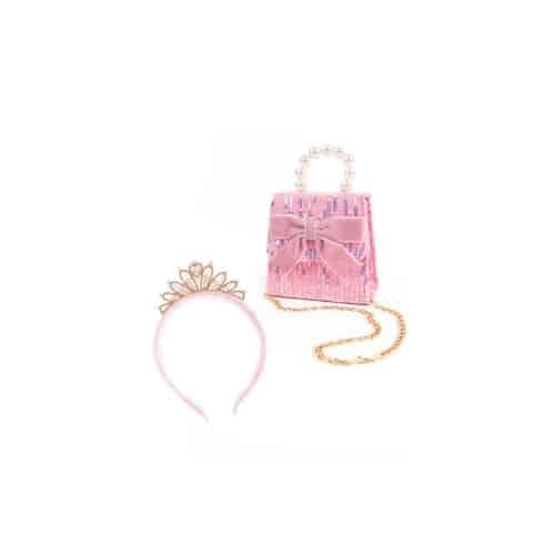 Mademoiselle Mini-väska med diadem - GREAT PRETENDERS, Rosa