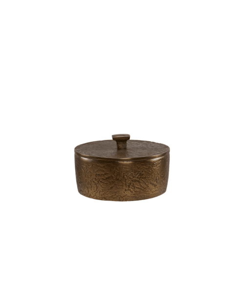 RENZO Ask med Lock L Antique Brass