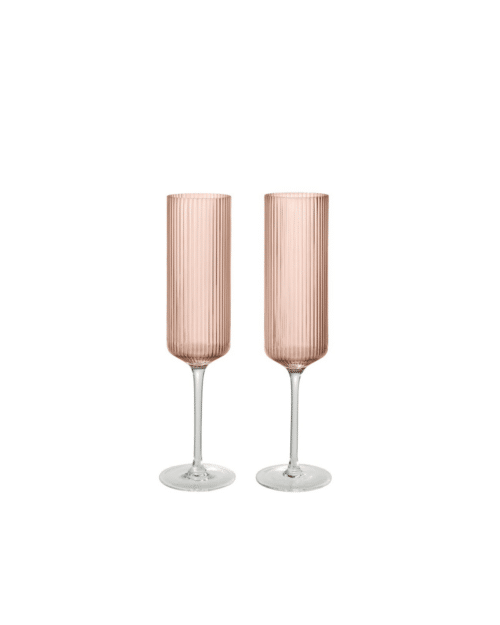 Ripple Champagneglas 2-pack Blush