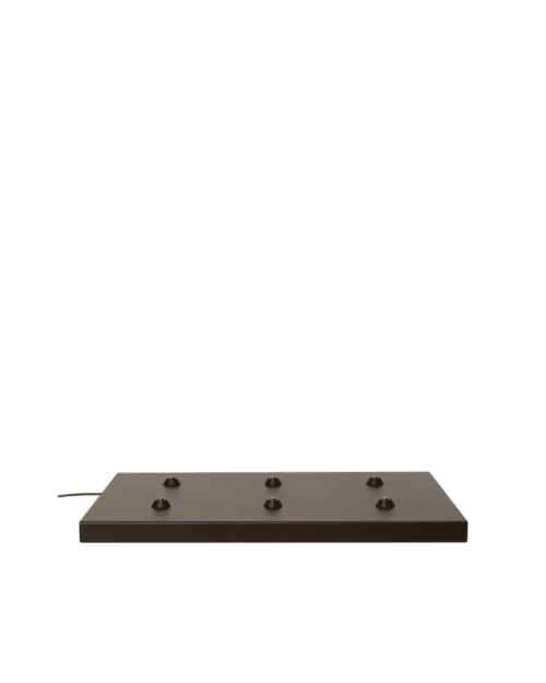 Charging Tray Laddningsbricka för 6 Portabla Lampor Dark Chocolate