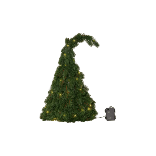 Dekorationsträd Erna med LED – 54 cm, grön