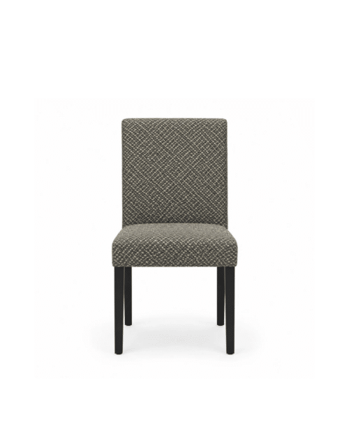 Hampton Chair Edge Black – Klädd Stol i Linwood Westray Noir