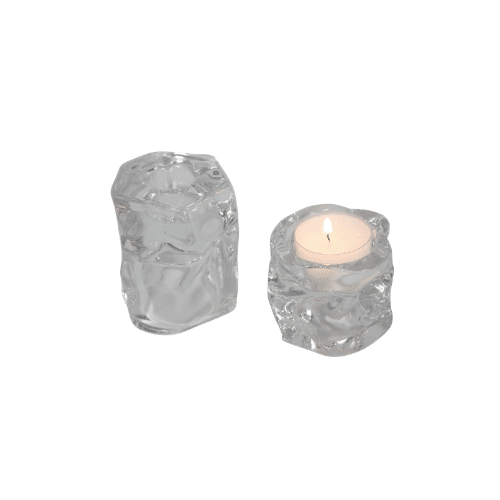 Ivy Ljusstake 5 cm – Vändbar i Glas