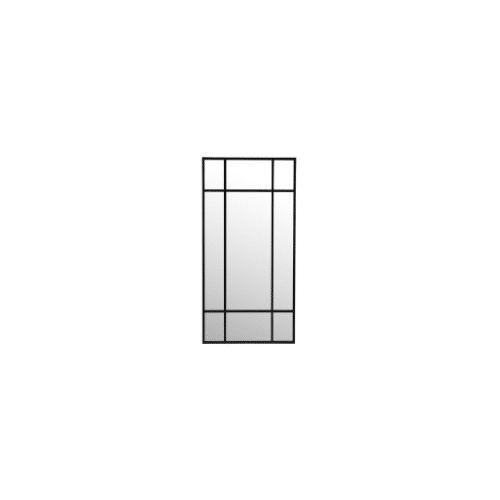 MANHATTAN svart spegel 200 × 100 cm
