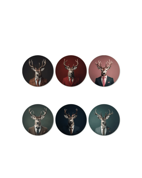 John Deer Glasunderlägg Vinyl 6-pack