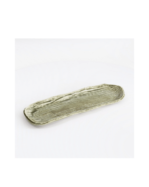Mino Craft Avlångt Serveringsfat Grönt Porslin 33,5 cm