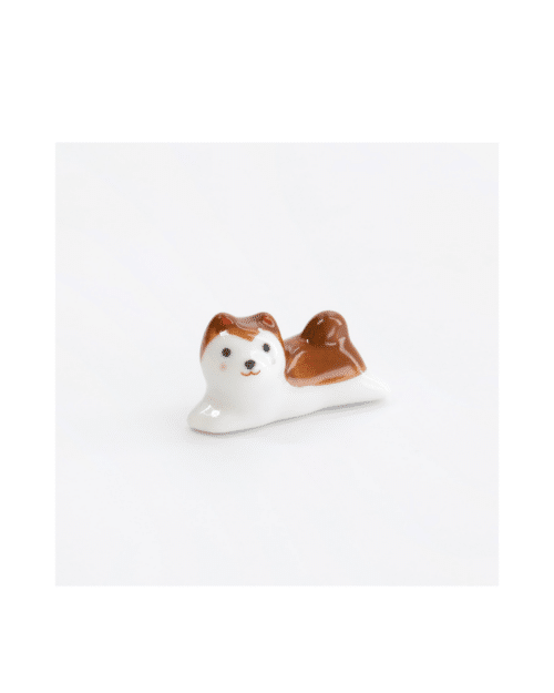 Pinnhållare Shiba Inu Brun Porslin