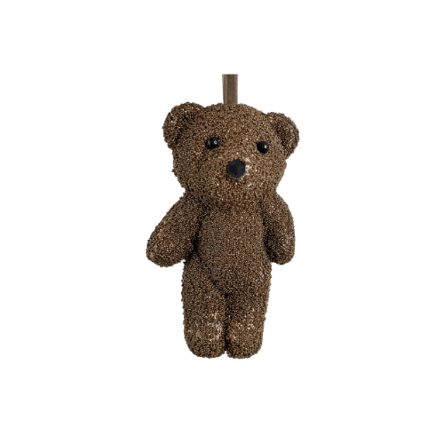 Glitterbjörn Koppar 11 cm