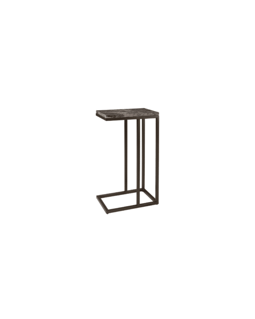 Taro Marble Slim Sidobord – Ash Brown, 70x40x30 cm