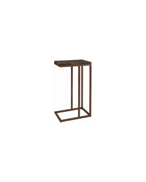 Taro Marble Slim Sidobord – Dark Brown, 70x40x30 cm