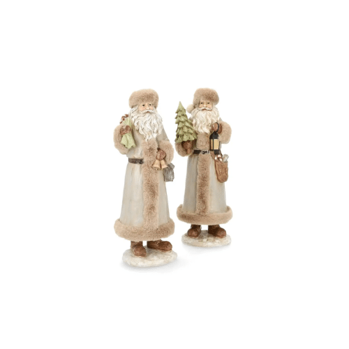 Tomte med Pälsmössa Beige 36 cm – Mix